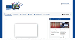 Desktop Screenshot of dentalmedtv.com